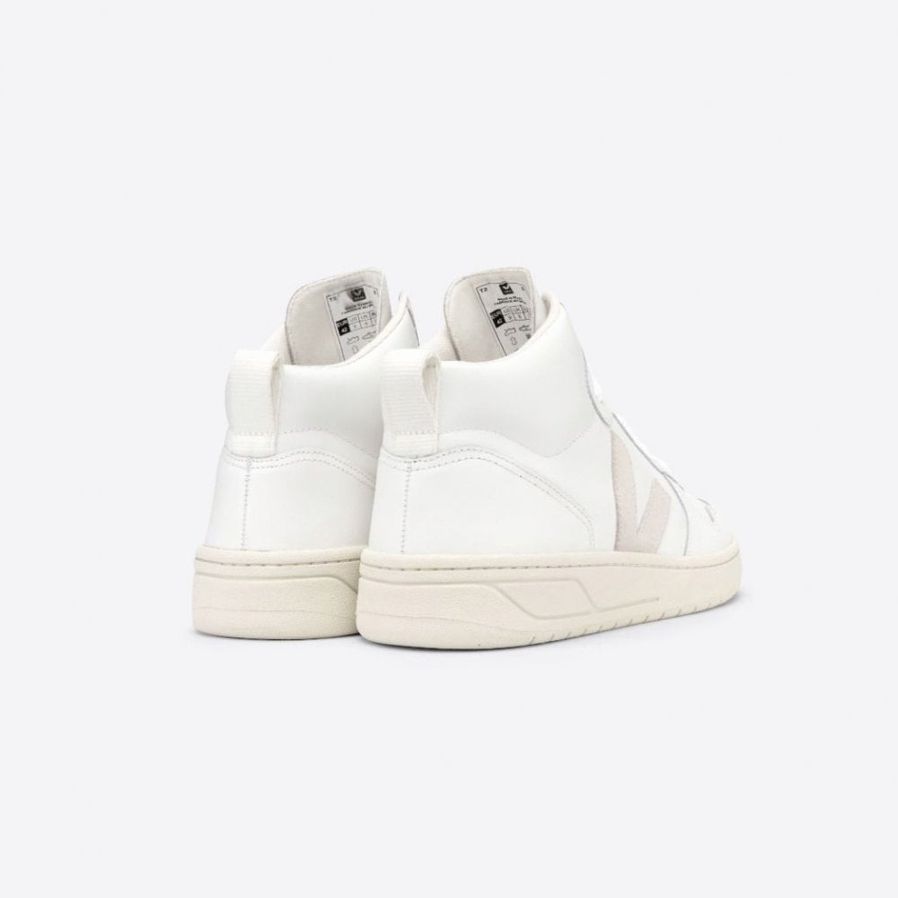 W' V-15 Leather - Extra White / Natural