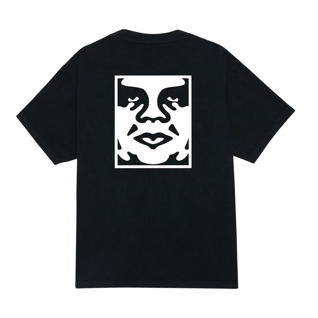 Bold Icon Face Tee - Pigment Dusty Black