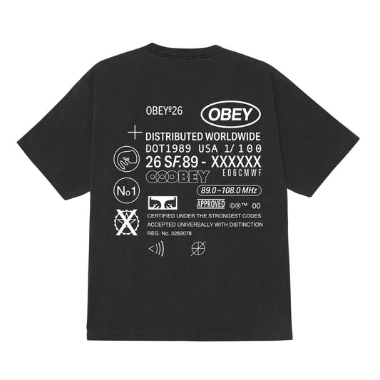 Code Pigment Tee - Pigment Dusty Black
