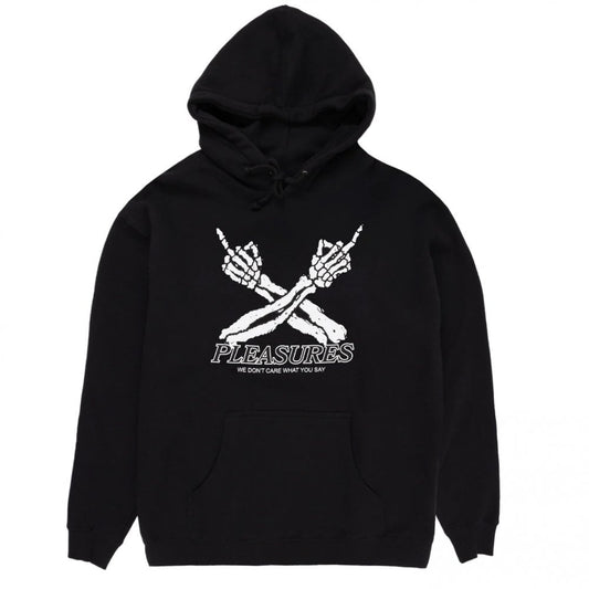 Don't Care Hoodie - Black