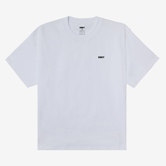 Heat Map Icon Heavyweight Tee - White