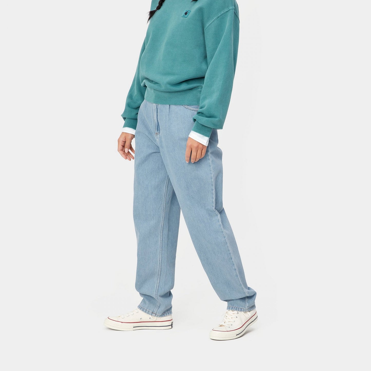 W' Stayton Pant - Blue (Light Stone Washed)