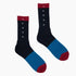 Horizontal Clean Logo Crew Socks - Multi