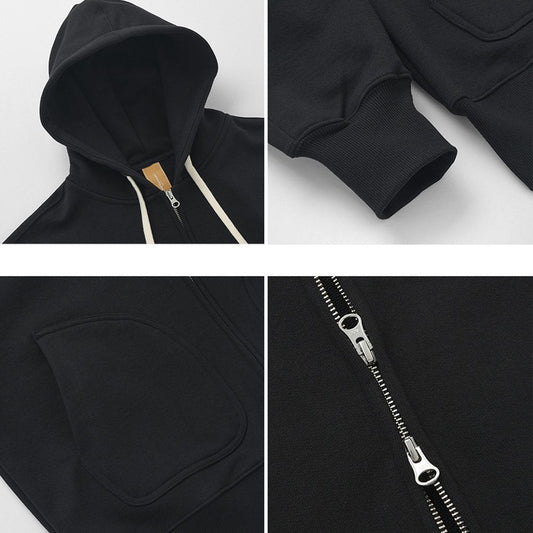 OG Heavyweight Hood Zip-up - Black