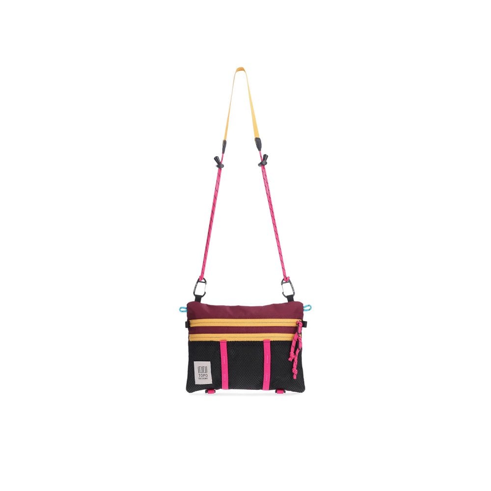Mountain Accessory Shoulder Bag - Olive / Burgundy