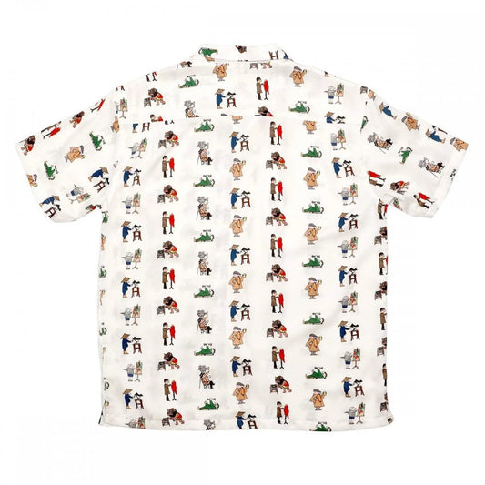 Tensel AOP S/S Shirt - White