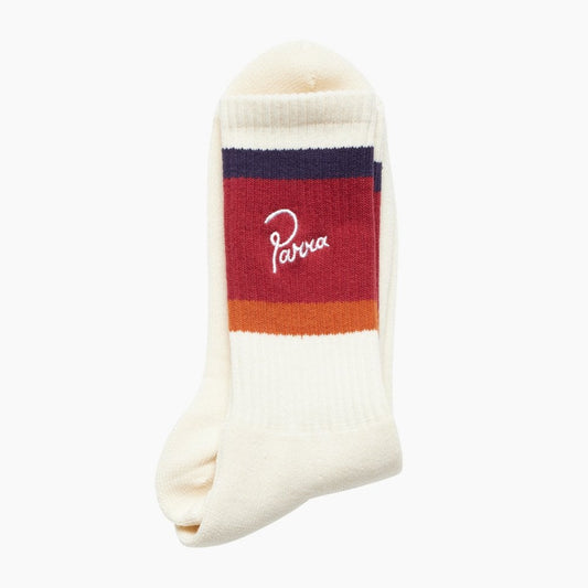 Script Logo Crew Socks - Off White