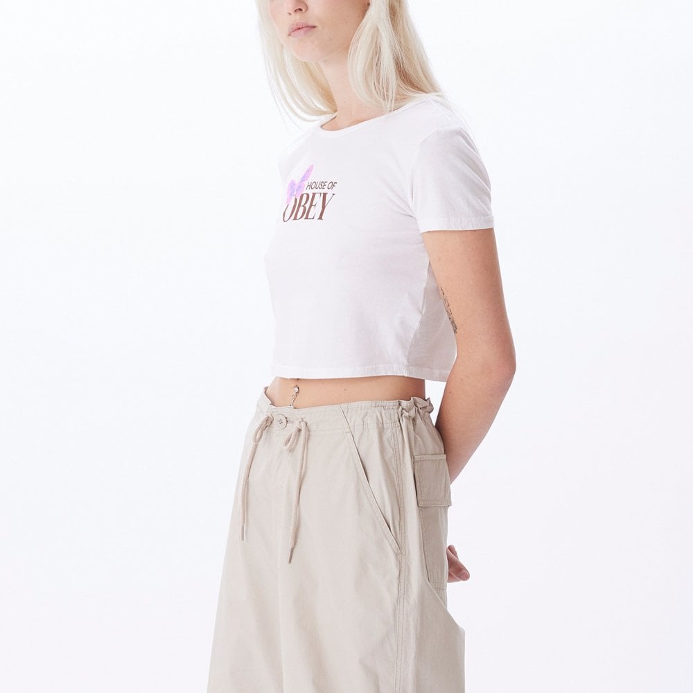 Womens Mina Parachute Pant - Silver Grey