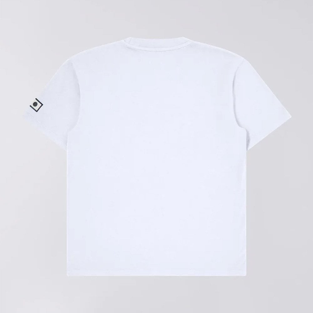 Katakana Retro S/S Tee - White (Garment Washed)