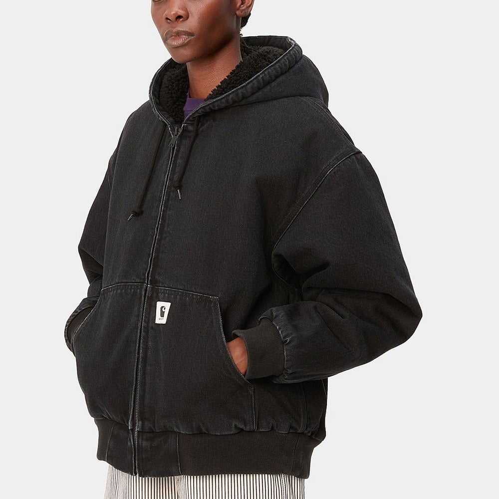 Women's W' Og Active Jacket (Winter) - Black Stonewashed