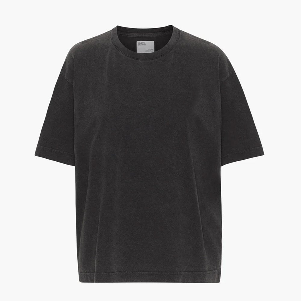 Oversized Organic Tee - Faded Black