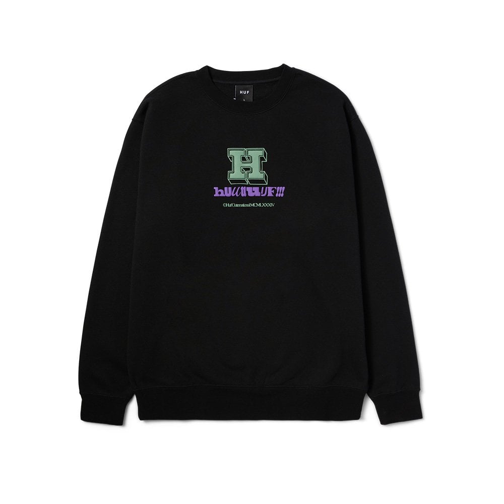 Huuuf Crewneck - Black