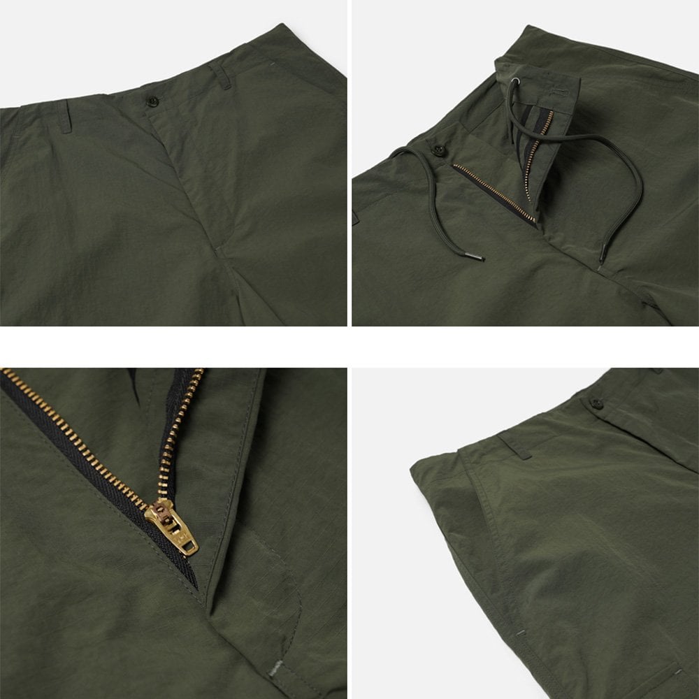Parachute Cargo Pants - Dark Olive