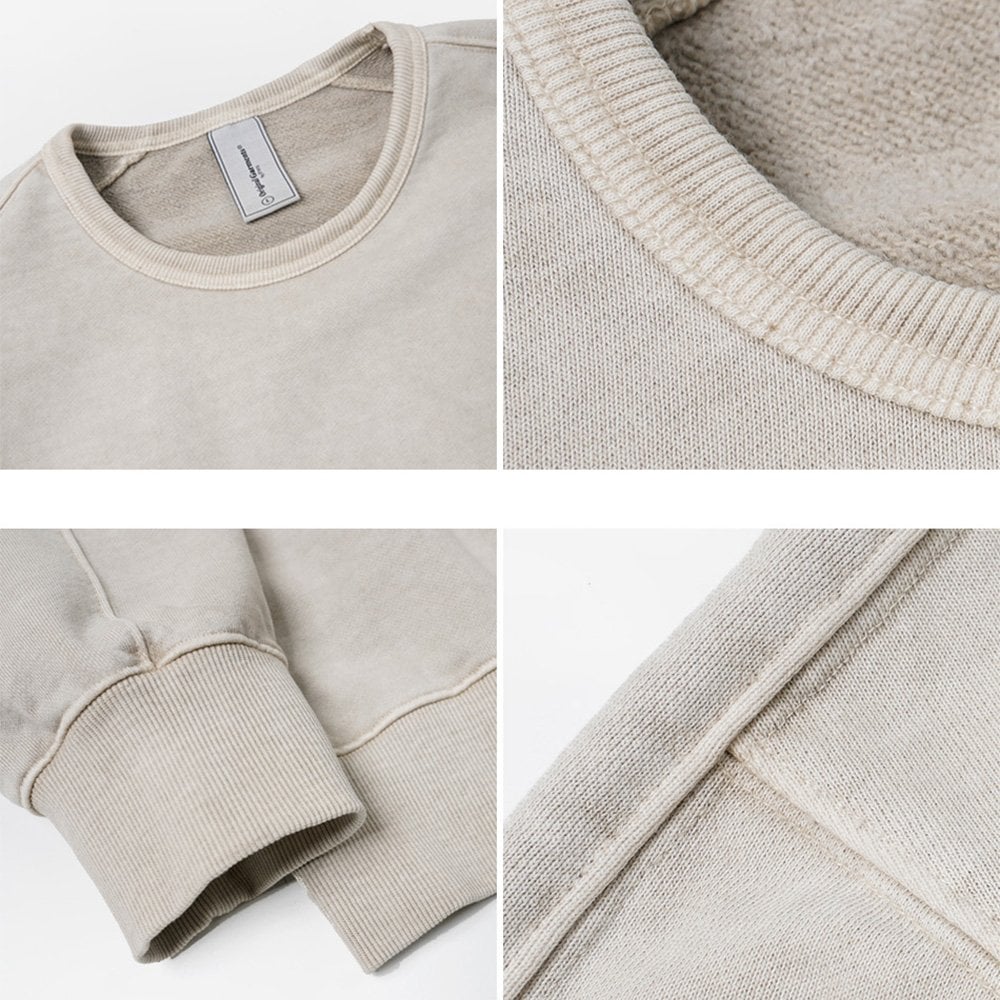 OG Pigment Dyeing Sweatshirt 03 - Beige