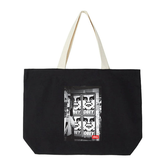 Icon Photo Tote Bag - Black