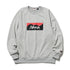Eco Hybrid Box Logo Sweatshirt - Light Grey