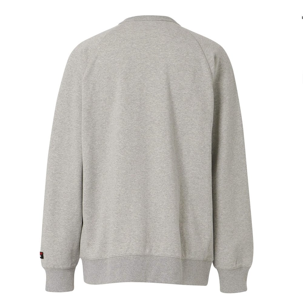 Eco Hybrid Box Logo Sweatshirt - Light Grey