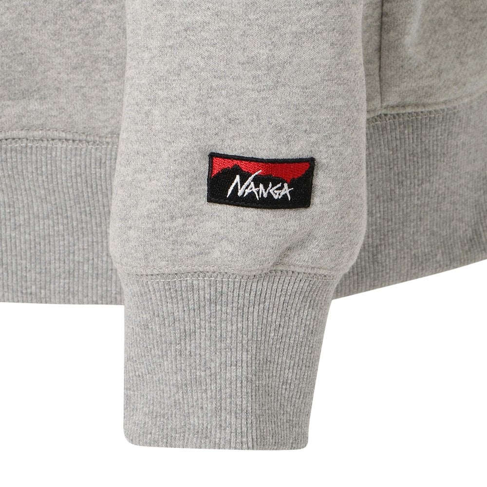 Eco Hybrid Box Logo Sweatshirt - Light Grey
