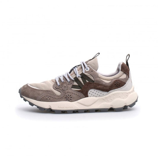 Yamano 3 Man, Suede / Nylon - Off White / Beige
