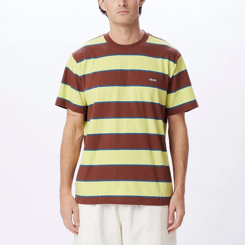 Ranking S/S T-Shirt - Sepia Multi
