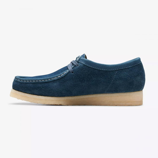 Wallabee - Navy / Teal Suede