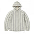 Stripe Jacquard Hoodie - Ivory