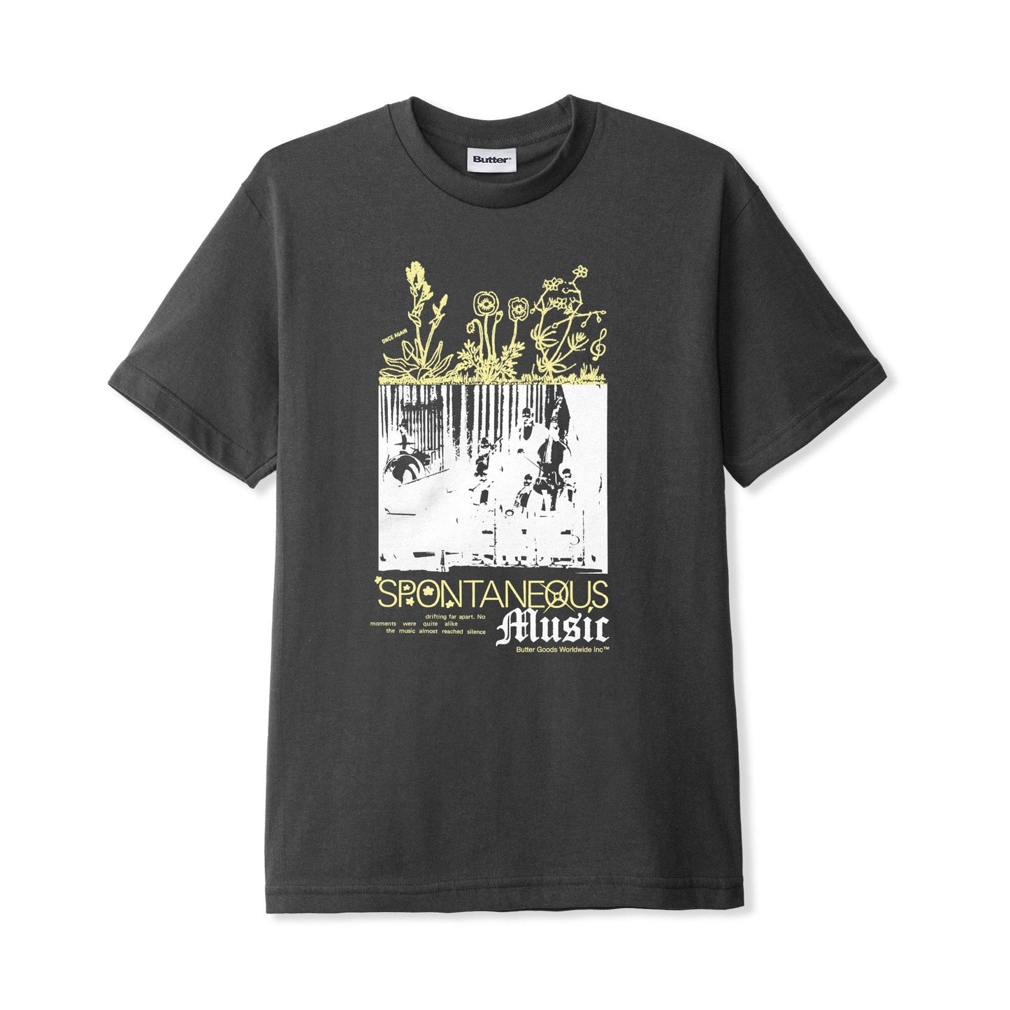Spontaneous Music Tee - Charcoal