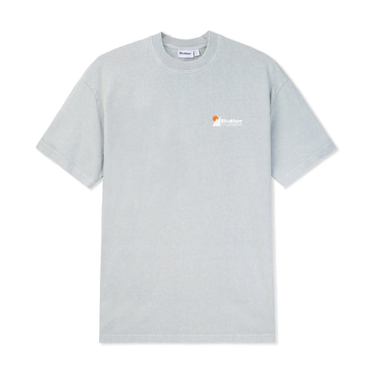 Distressed Pigment Dye Tee - Pacific