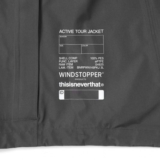 GORE-TEX Windstopper® Active Tour Jacket - Black