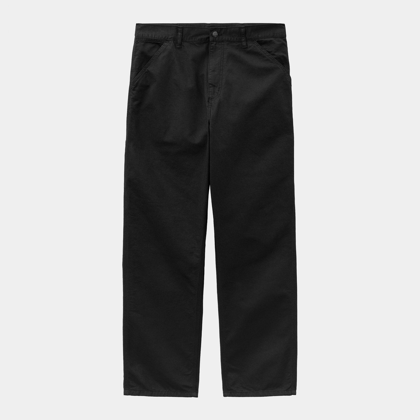 Single Knee Pant - Black (Garment Dyed)
