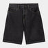 Brandon Short 25 - Black (Stone Washed)