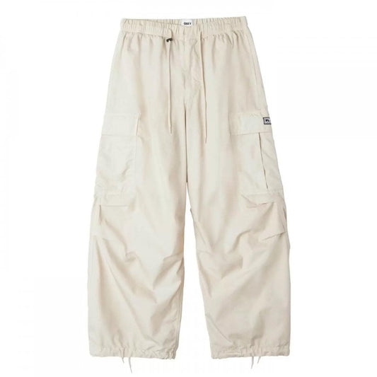 W' Giant Parachute Cargo Pant - Silver Grey