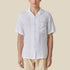 Linen Camp Collar Shirt 25 - White