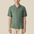 Linen Camp Collar Shirt 24 - Dry Green