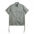 Non Down Military Half Sleeve Shirt - Dark Sage Green