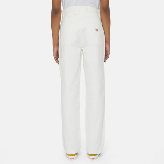 W' Madison Double Knee Denim Pant - White