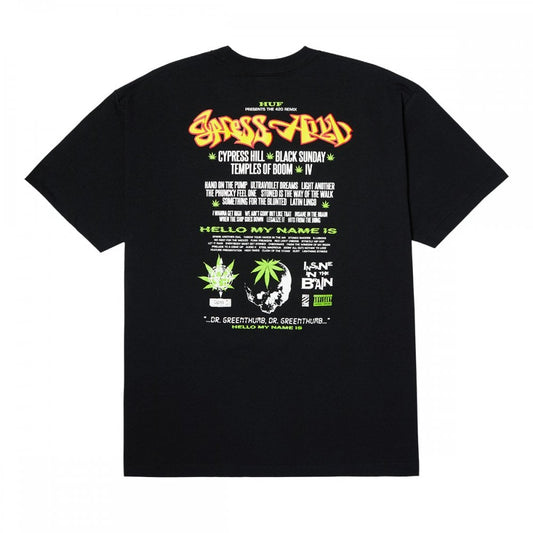 HUF X Cypress Hill Dr. Greenthumb S/S Tee - Black