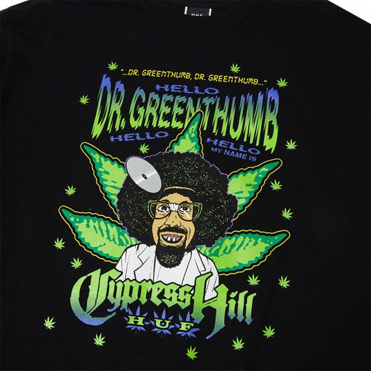 HUF X Cypress Hill Dr. Greenthumb S/S Tee - Black