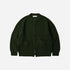 Wool Deck Zipup Cardigan - Forest Green