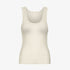 Women's Organic Rib Tank Top - Ivory White