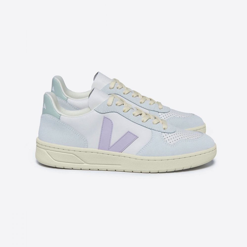W' V-10 Leather - Gravel Parme Menthol
