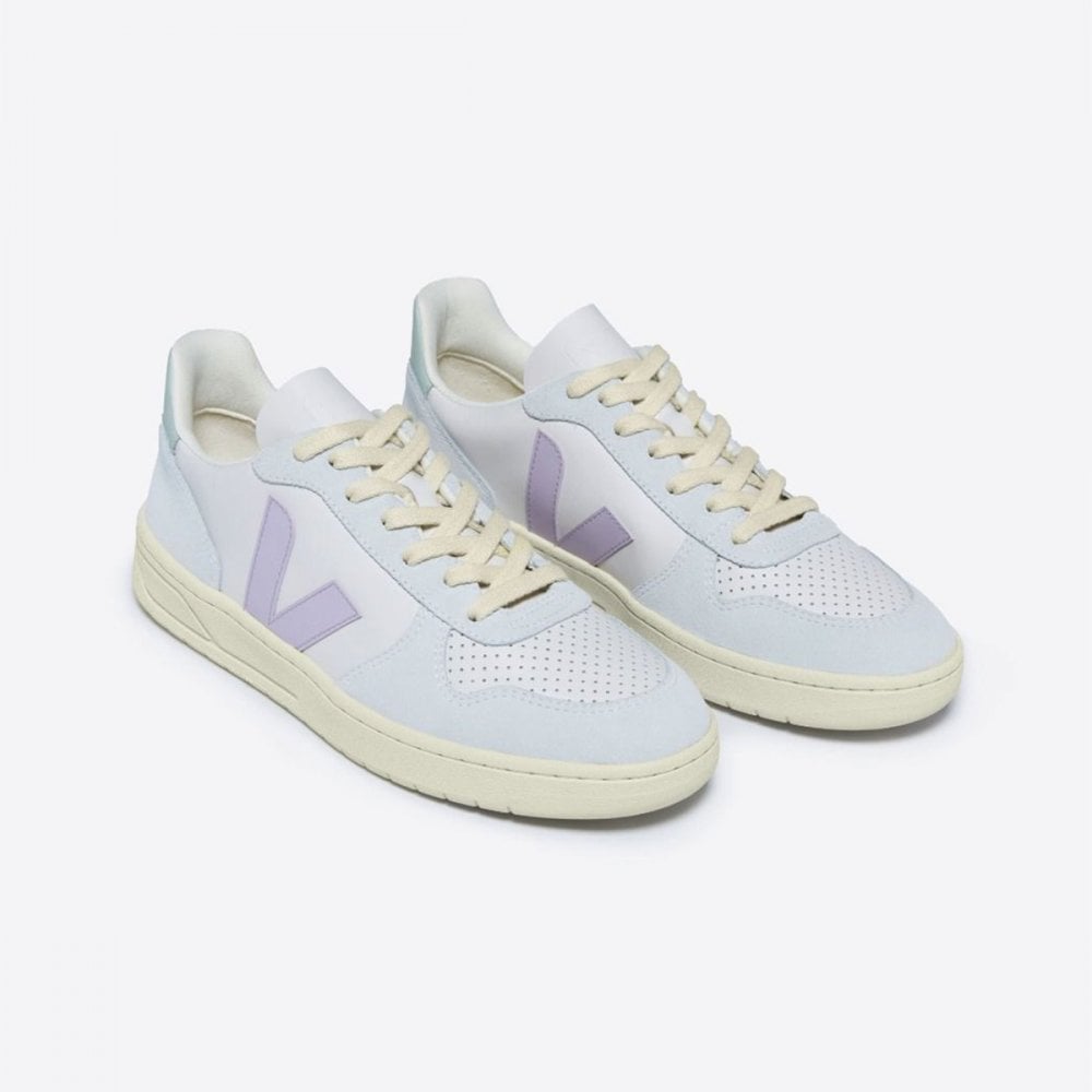 W' V-10 Leather - Gravel Parme Menthol