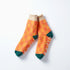 Pile Room Socks, Checkerboard - Beige / Dark Green