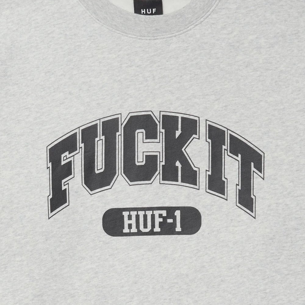 Fuck It Crewneck - Heather Grey