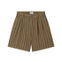 Foster Stripe Pleated Short - Canteen Multi
