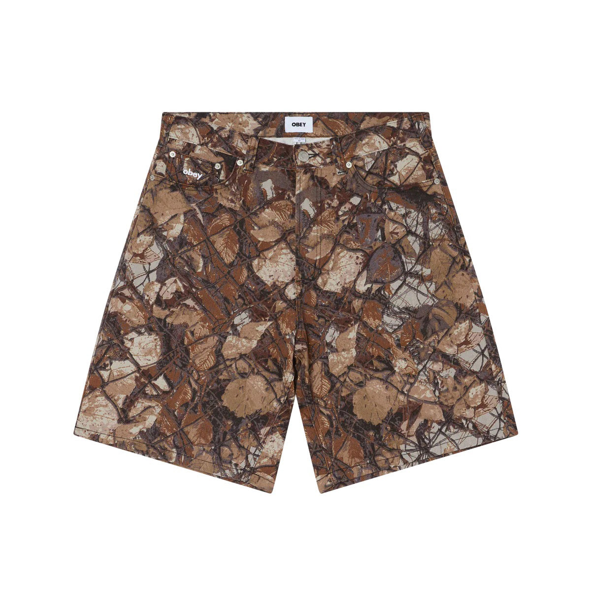 Bigwig Baggy Denim Short - Fence Camo