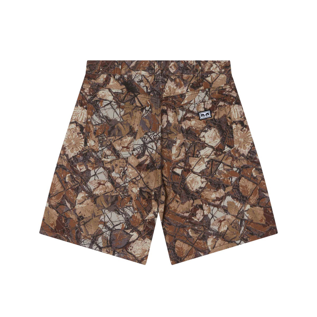 Bigwig Baggy Denim Short - Fence Camo