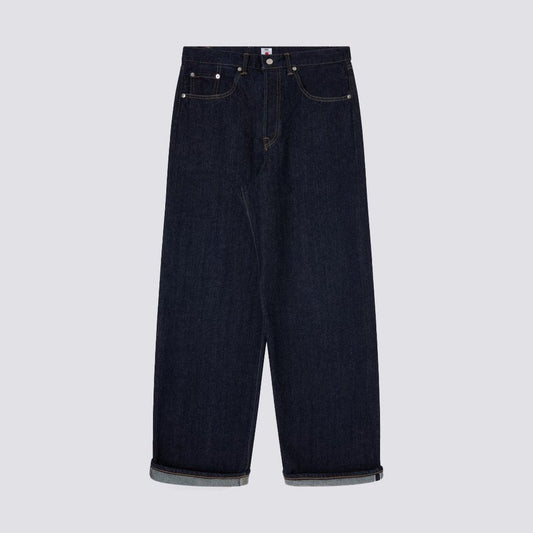 Wide Pant, 14oz Recycled Kurabo Red Selvage - Blue (Rinsed)