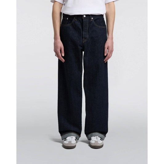 Wide Pant, 14oz Recycled Kurabo Red Selvage - Blue (Rinsed)