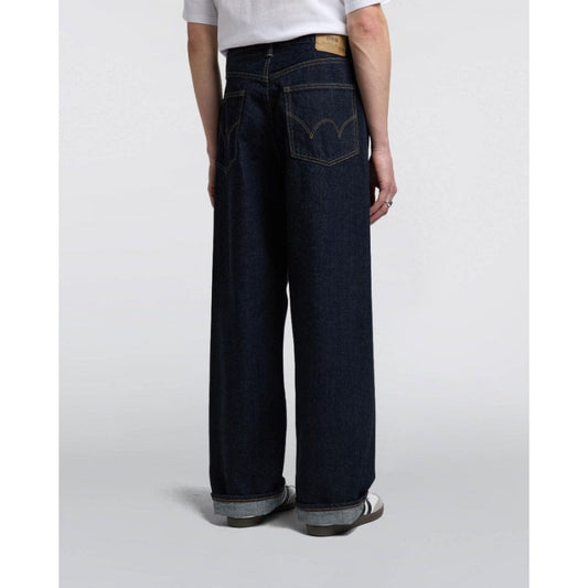 Wide Pant, 14oz Recycled Kurabo Red Selvage - Blue (Rinsed)